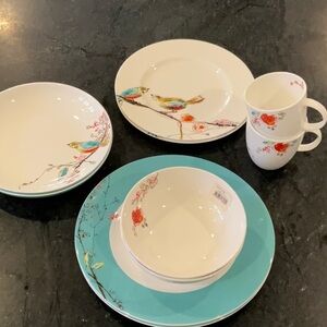 Lenox china Pattern:Chirp 2 of each pictured.